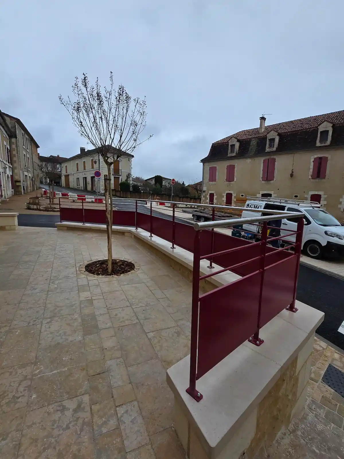 Garde-corps terrasse restaurant GMC24 à Coutras