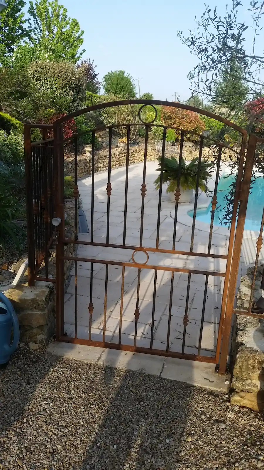 Portillon fer forgé piscine GMC24 à Mussidan